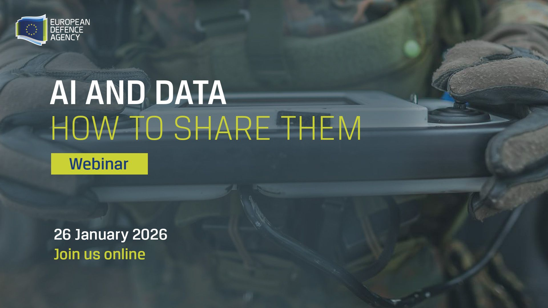 Webinar - AI data for defence