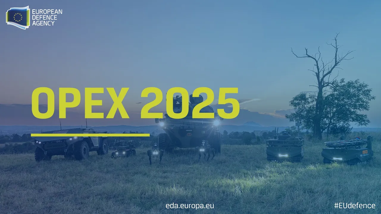 OPEX 2025 display of unmanned vehicles