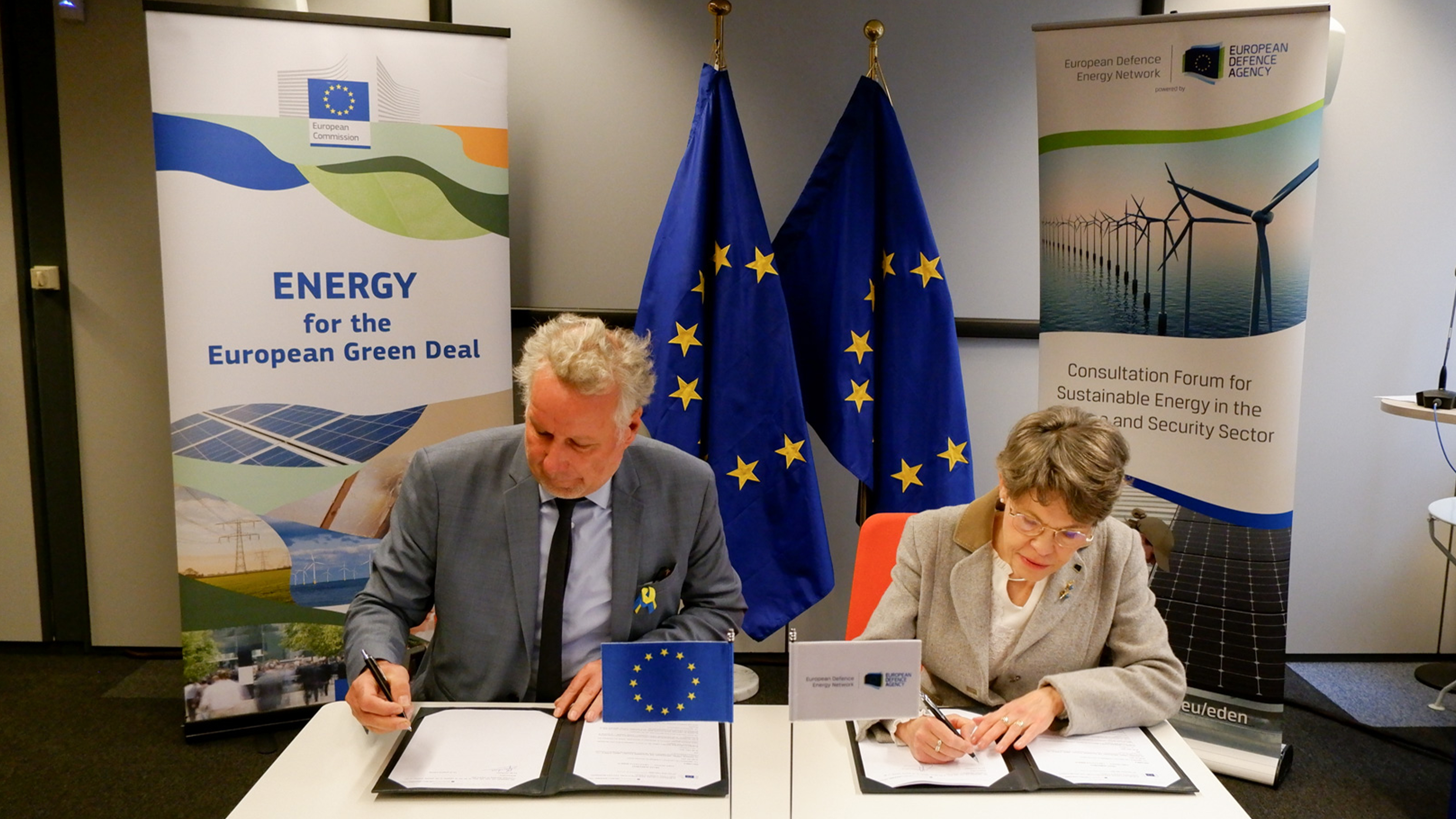 EDA and EU Commission sign grant for new phase in green defence