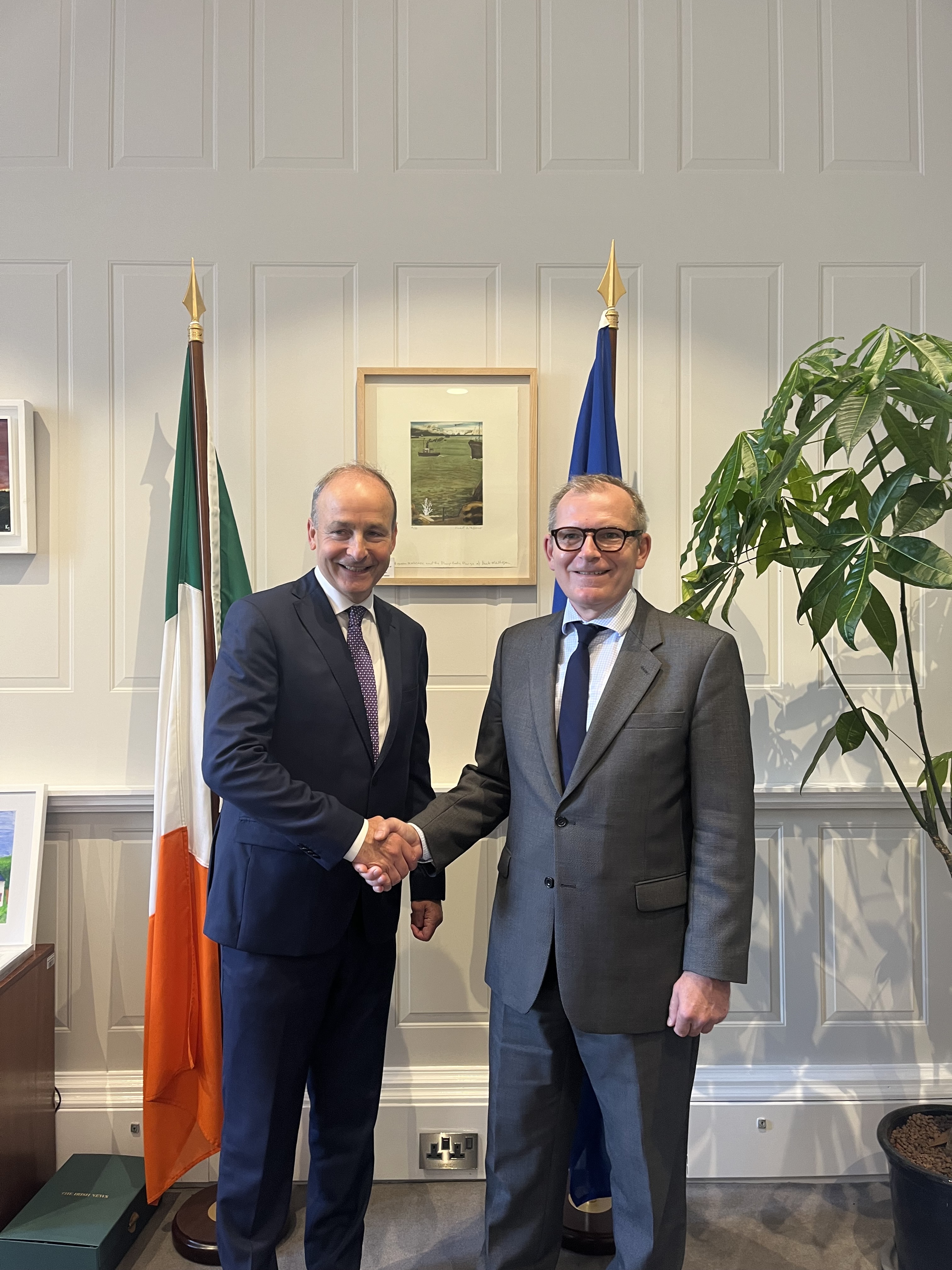 EDA Chief Executive visits Ireland for discussions on defence cooperation