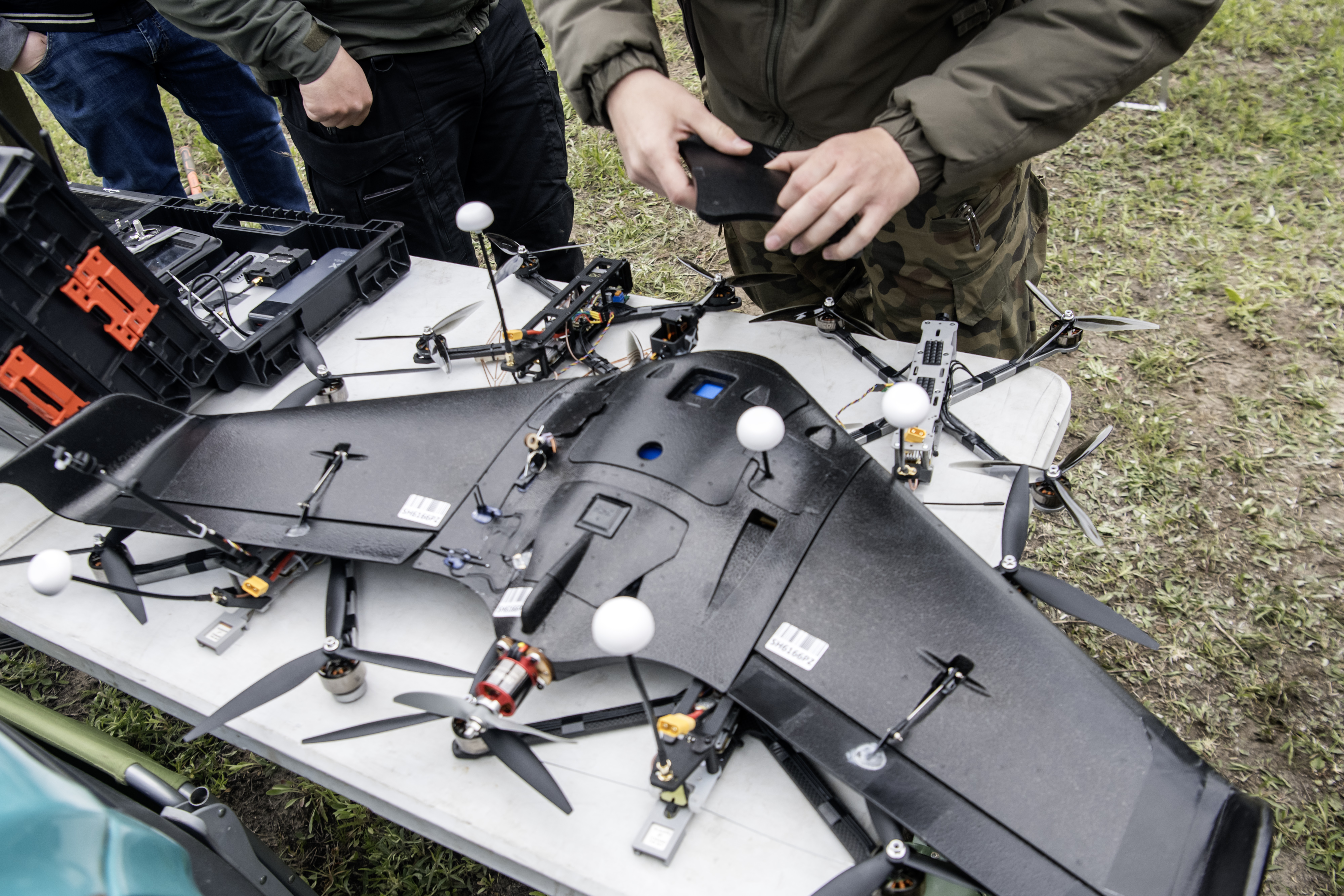 drone at BraveTech event