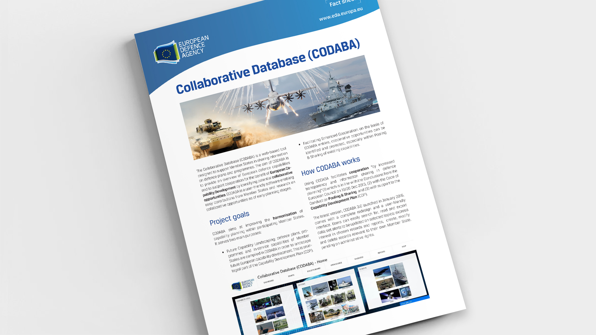 Factsheet Collaborative Database (CODABA)