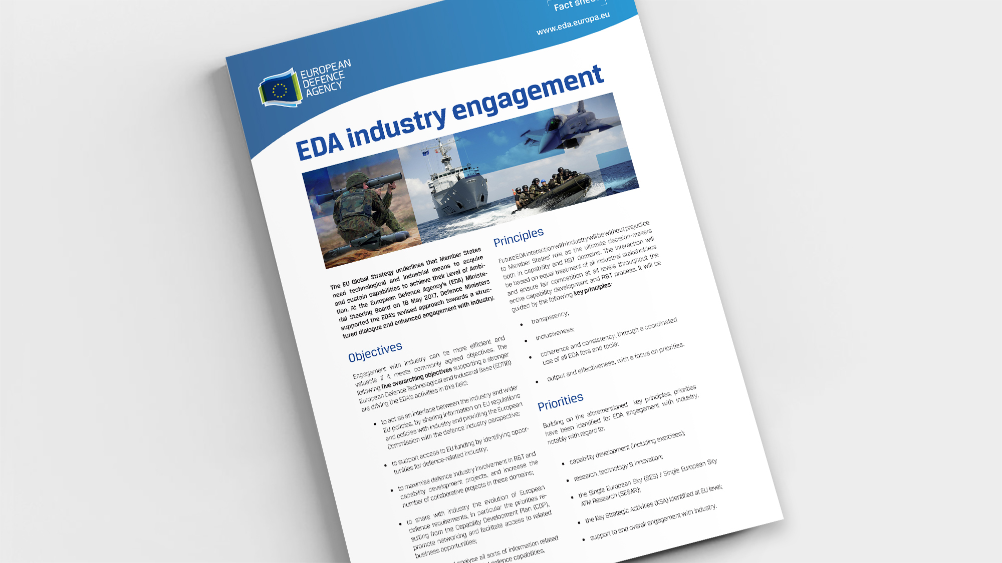 Factsheet EDA industry engagement