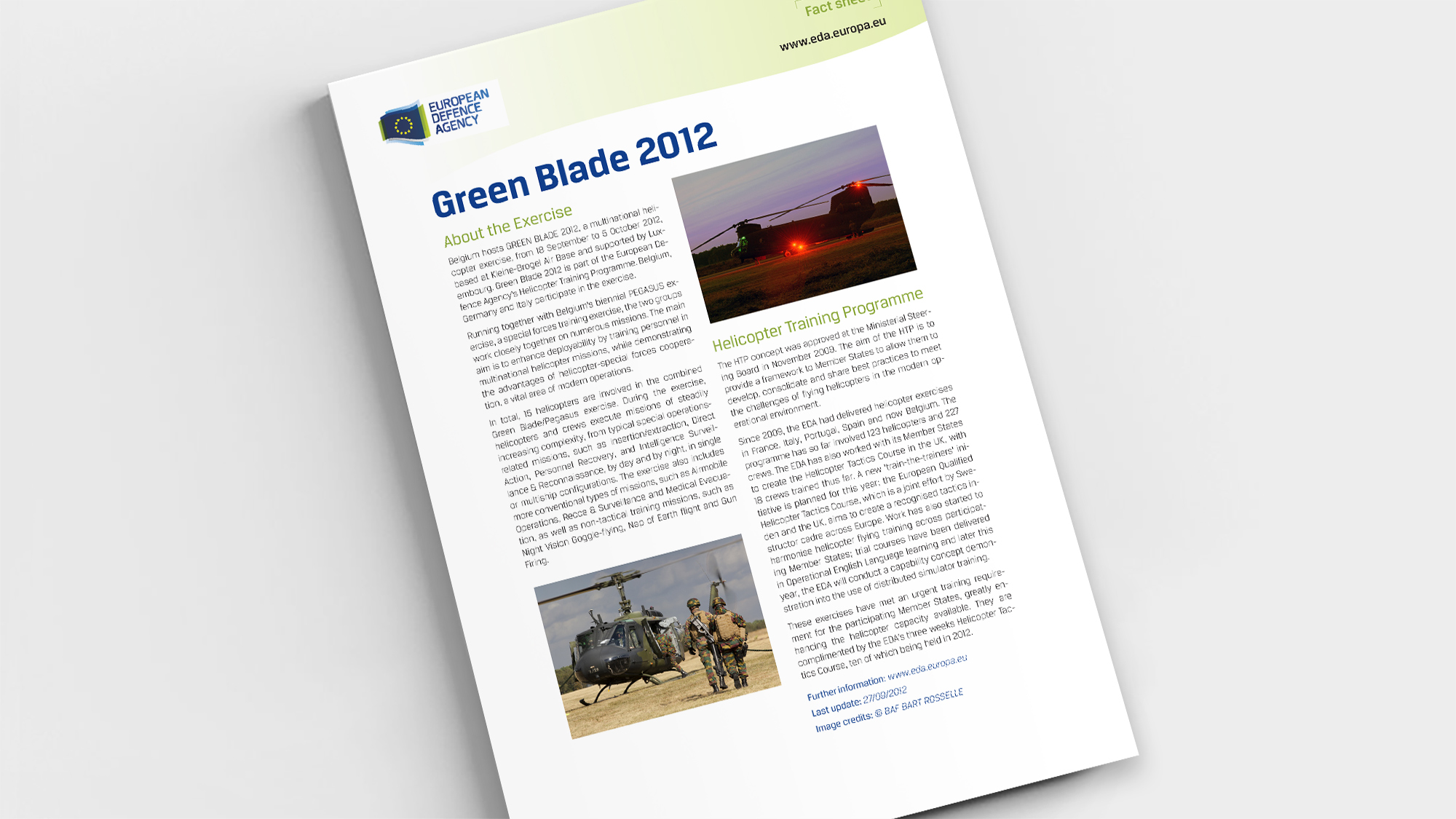 Factsheet Green Blade