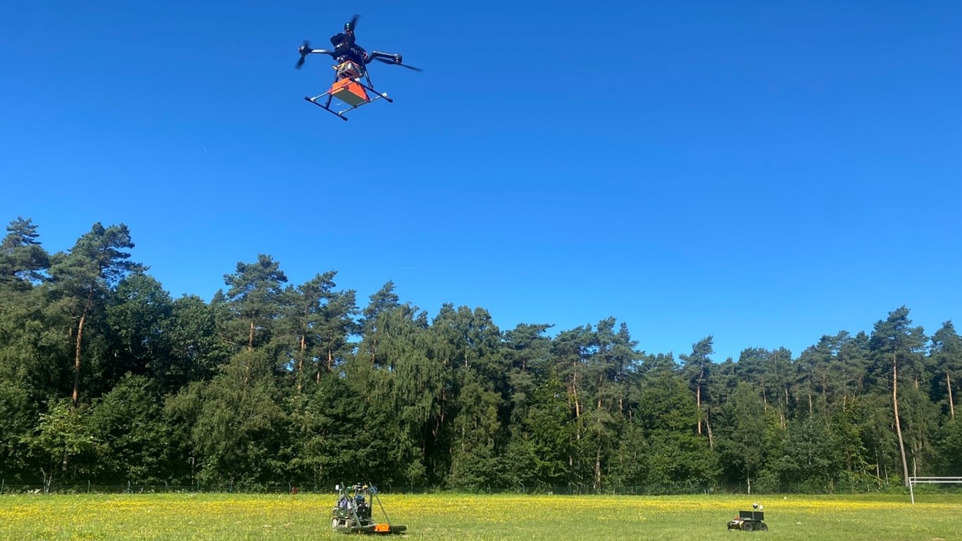EDA-monitored project links ground and aerial systems to detect explosives
