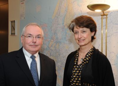 Ms. Claude-France Arnould visits Eurocontrol 